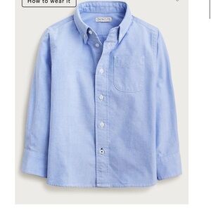 Crewcuts Light Blue Kids Shirt Size 6-7